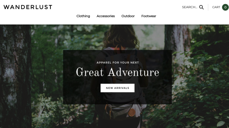 wanderlust theme